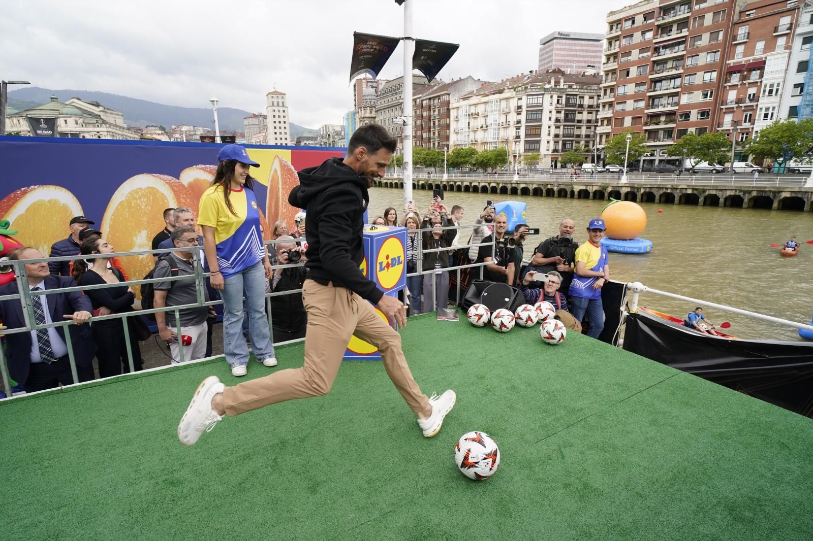 El ambiente en Bilbao la víspera de la final de la Europa League