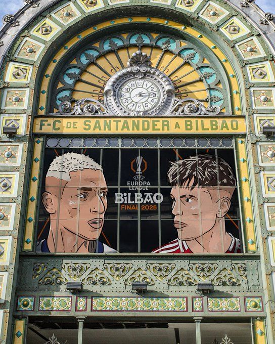 Bilbao, engalanada para la gran final de la Europa League