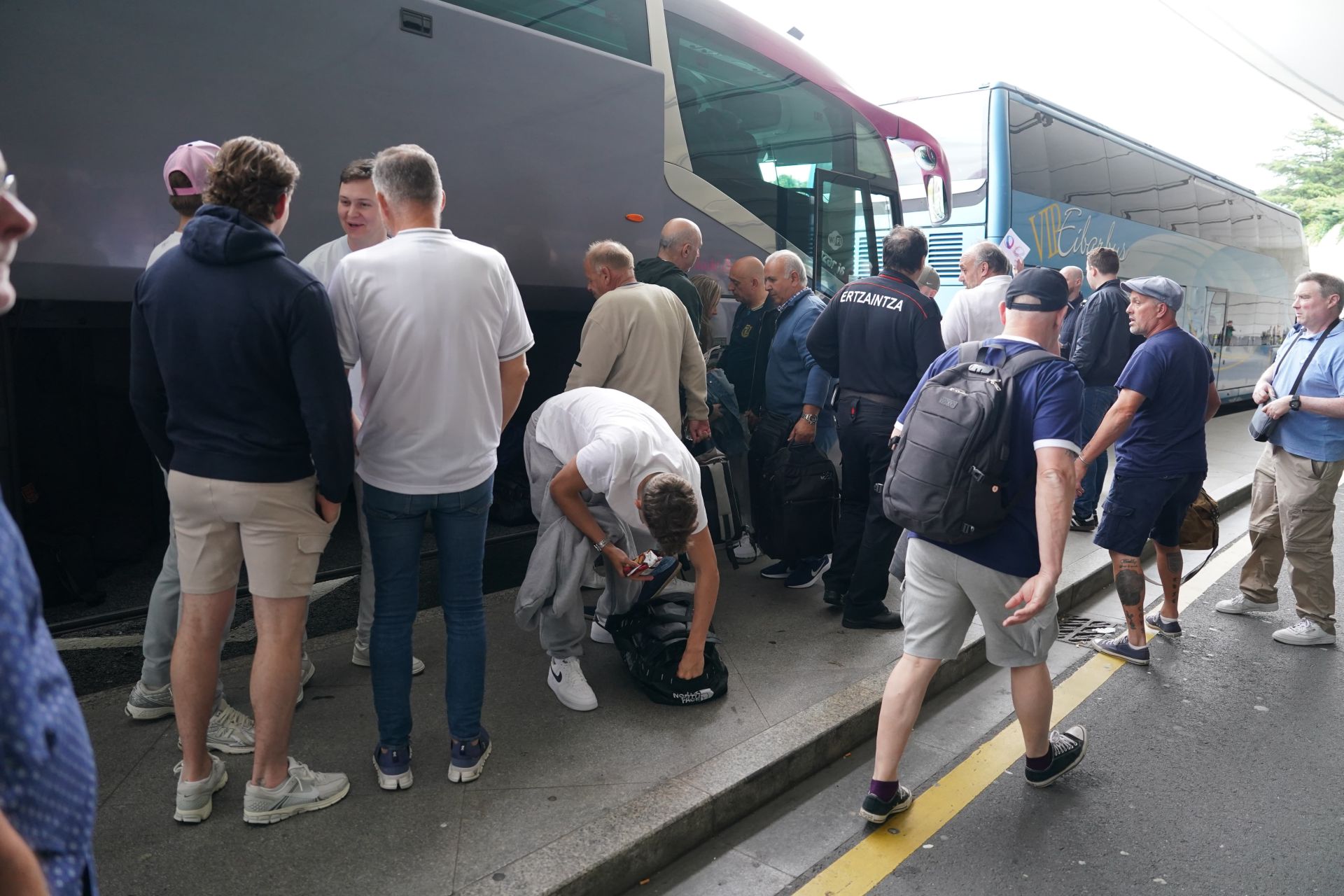 El desembarco inglés en el aeropuerto de Bilbao