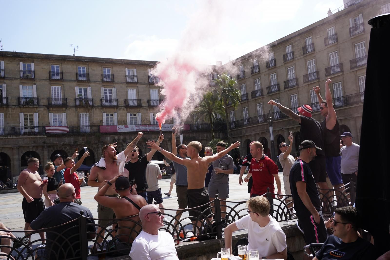 El ambiente en Bilbao la víspera de la final de la Europa League