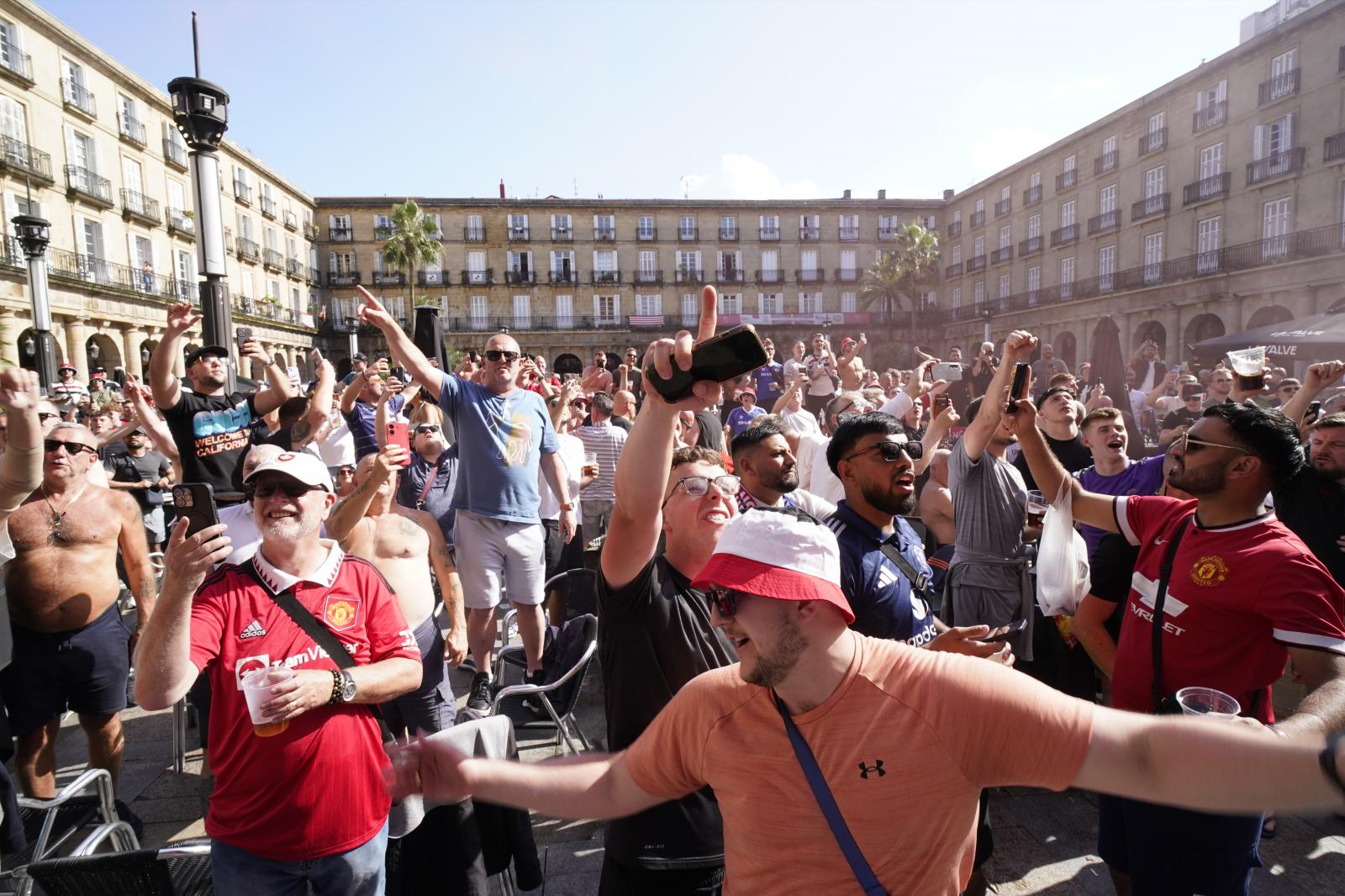 El ambiente en Bilbao la víspera de la final de la Europa League