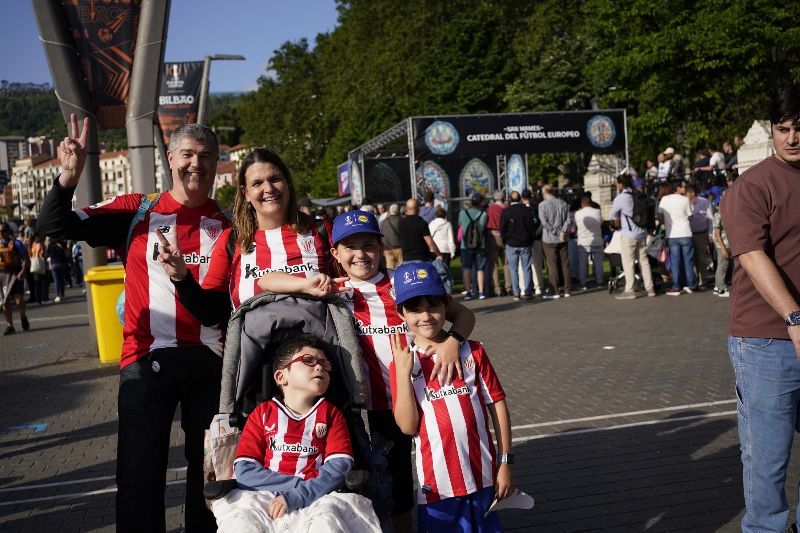 El ambiente en Bilbao la víspera de la final de la Europa League