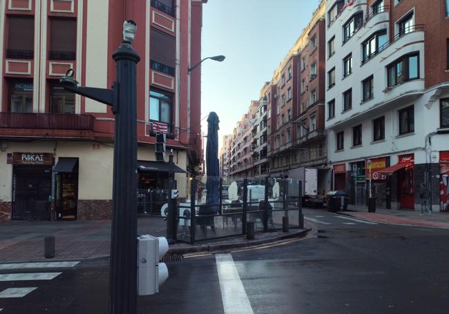 Así ha amanecido este miércoles la estina con 'pozas' y Areilza.