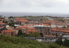 Vista panorámica del municipio de Sopela.