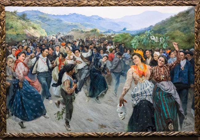 El cuadro de Díaz de Olano puede verse en el museo Bellas Artes de Álava.