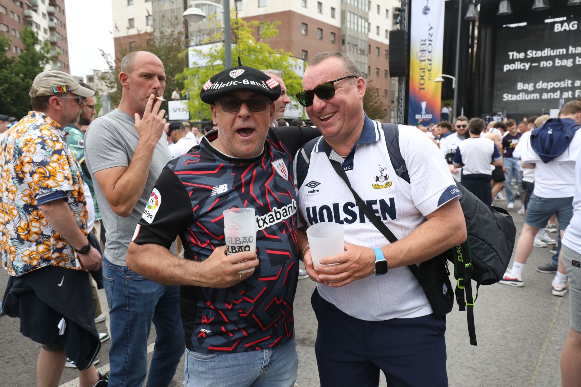 La final ya se juega en las calles de Bilbao