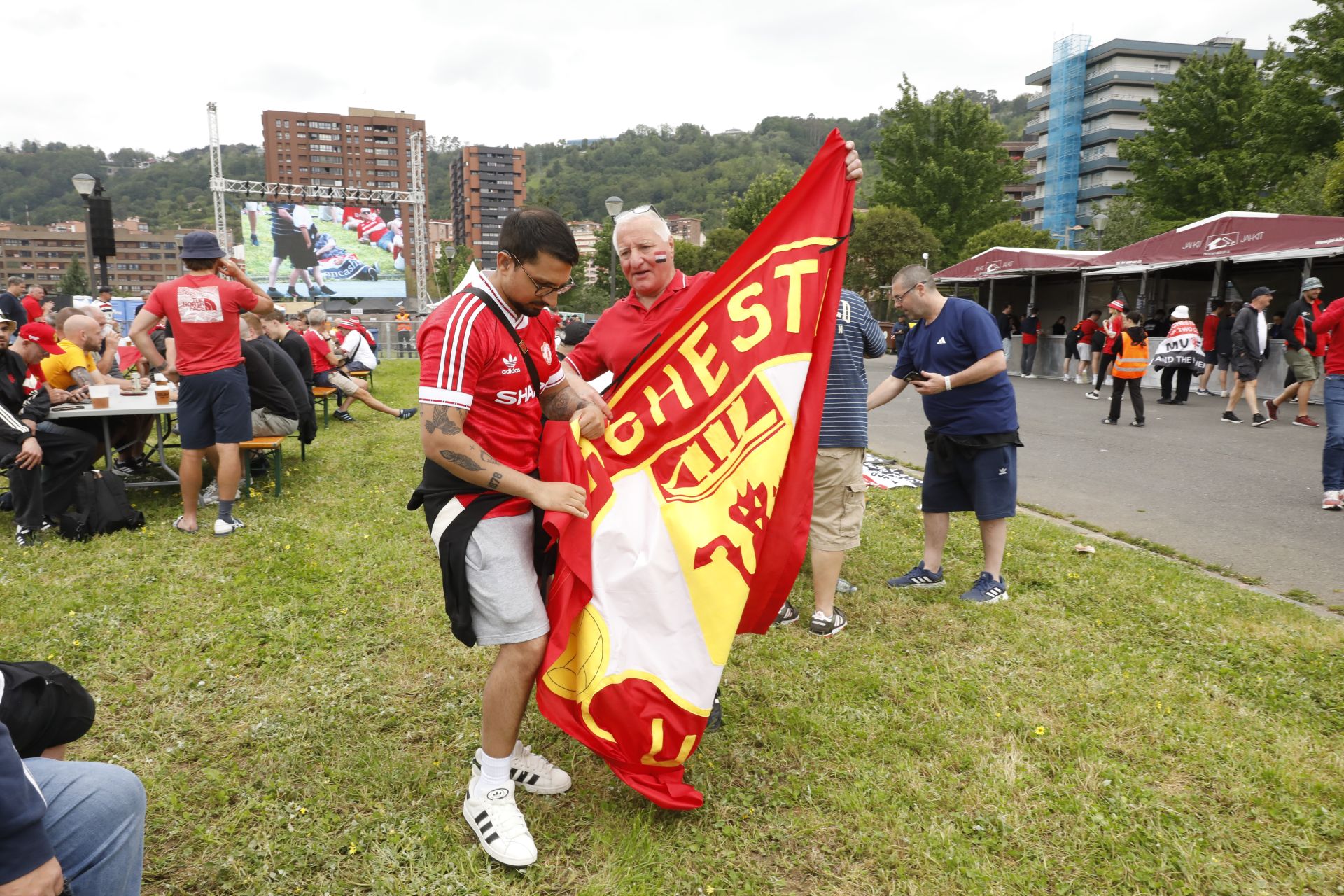 La final ya se juega en las calles de Bilbao