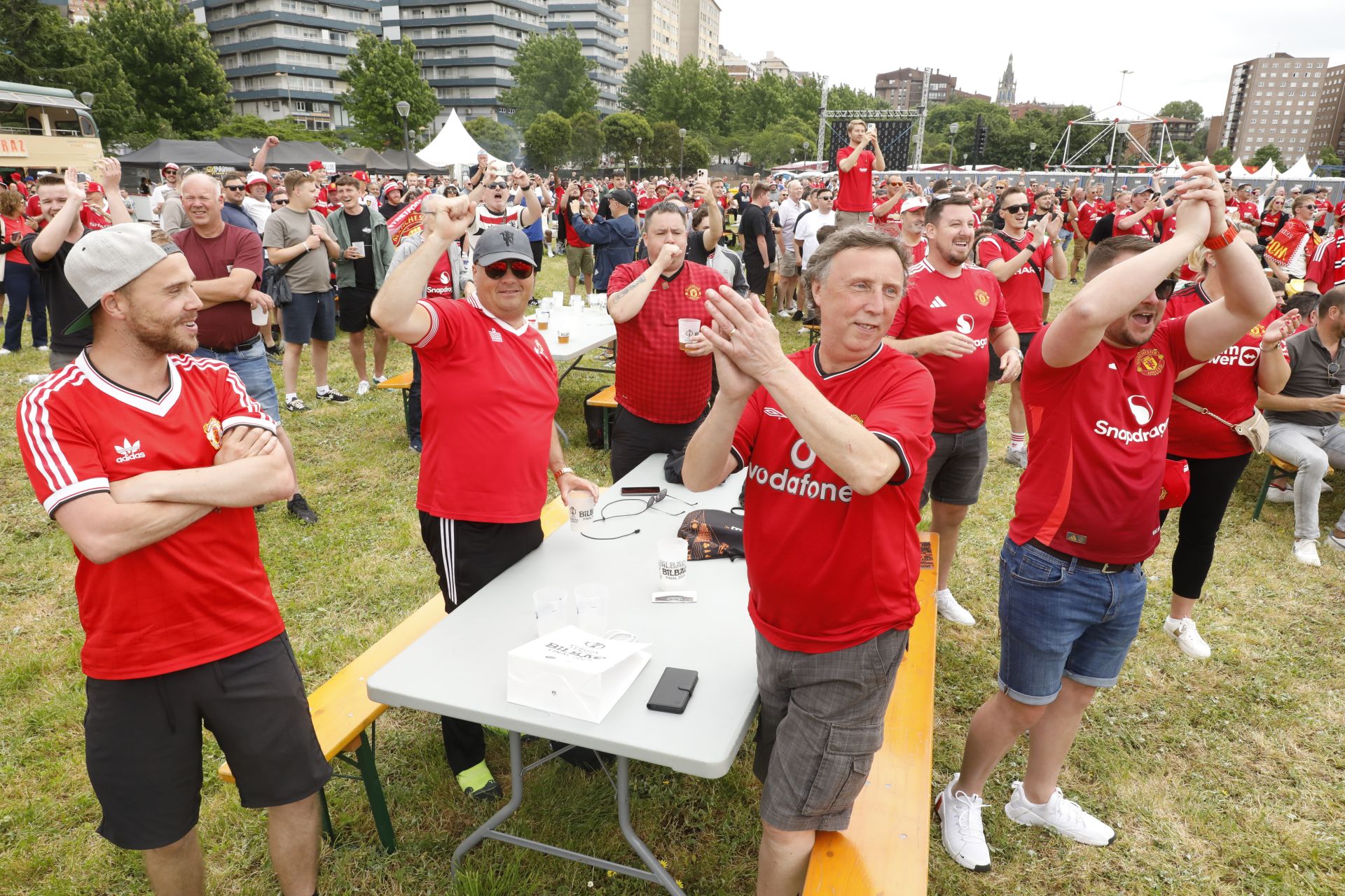 La final ya se juega en las calles de Bilbao