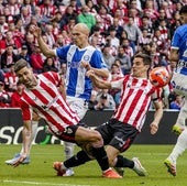 Kutxabank ya luce en las camisetas del Athletic, en la que ocupa la parte frontal, y de la Real Sociedad, en la parte posterior baja de la indumentaria.