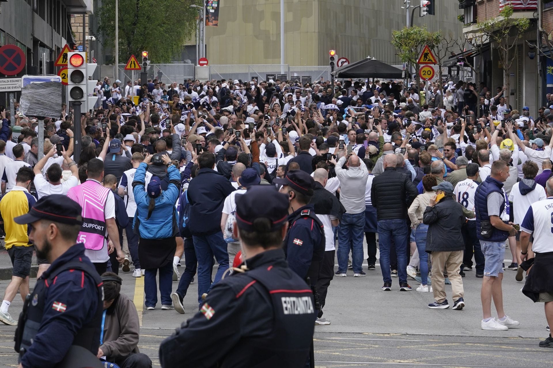 La final ya se juega en las calles de Bilbao