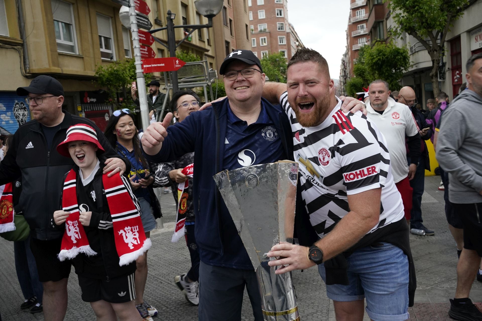 La final ya se juega en las calles de Bilbao