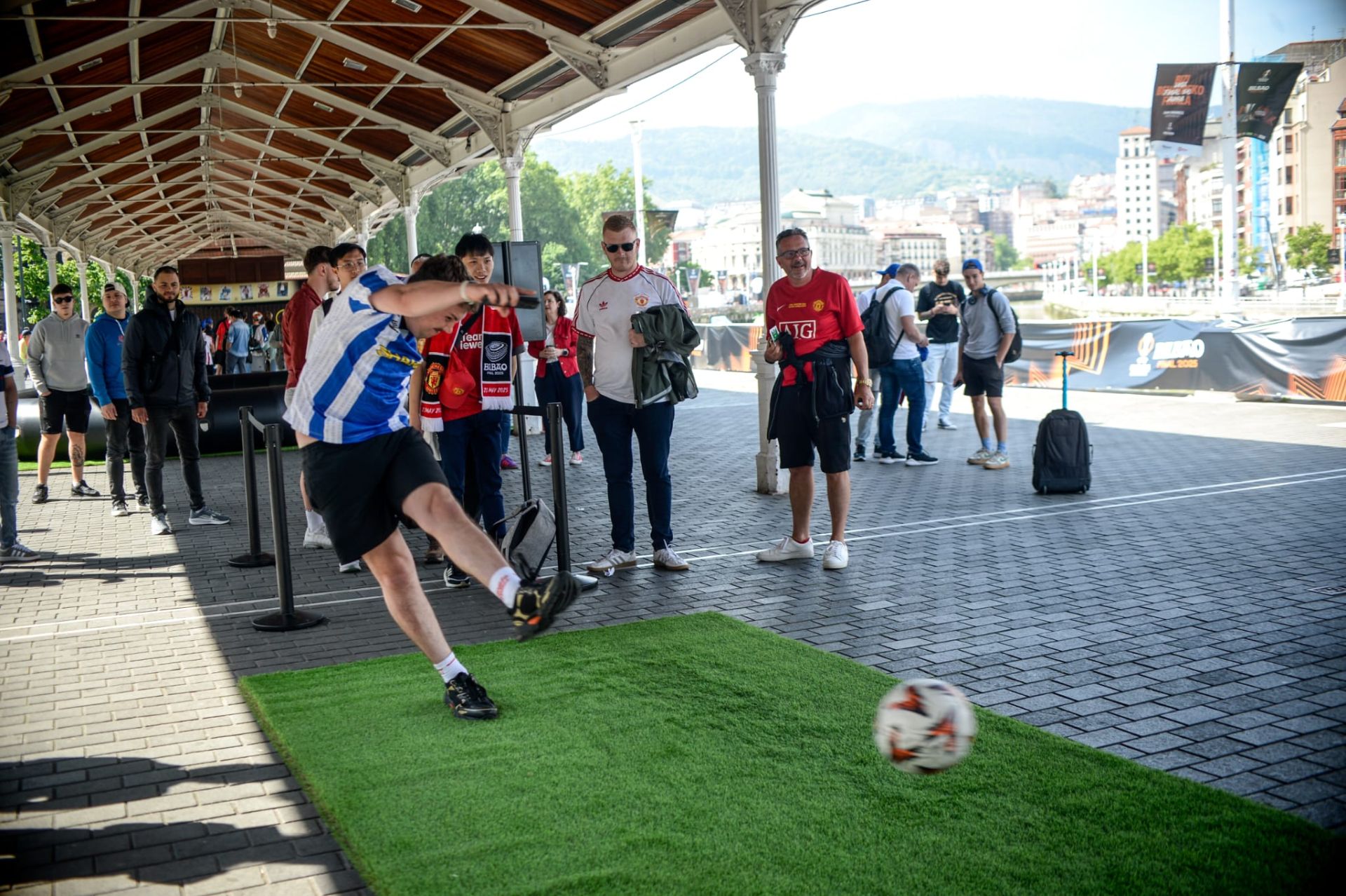 La final ya se juega en las calles de Bilbao