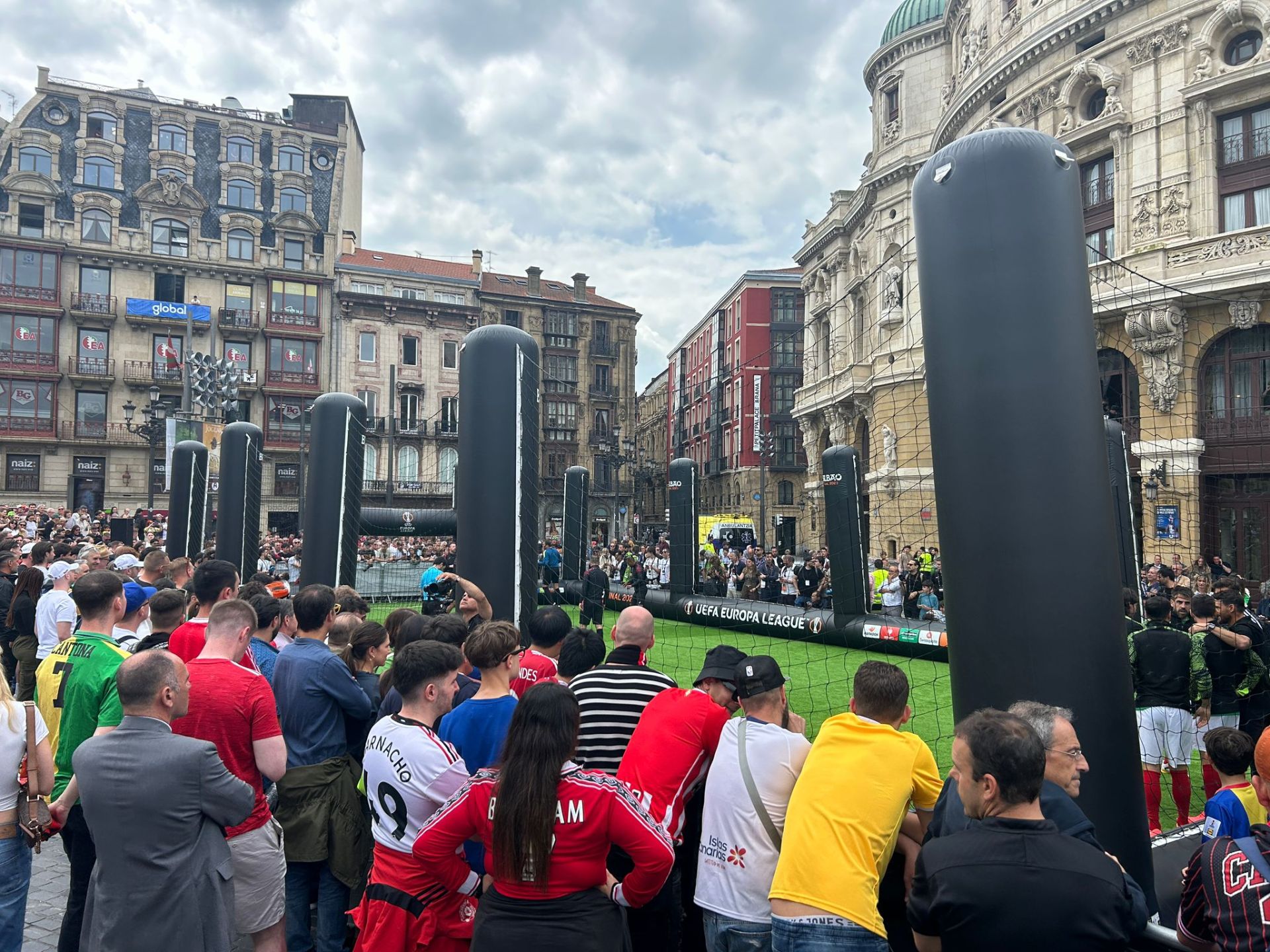 La final ya se juega en las calles de Bilbao