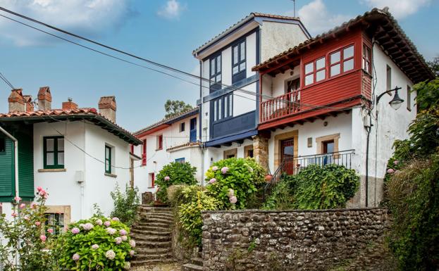 Rincón del pueblo marinero de Tazones.