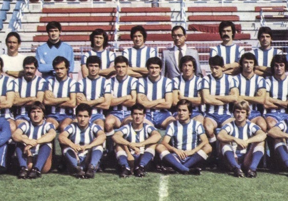 Plantilla del Alavés de la temporada 1979-80.