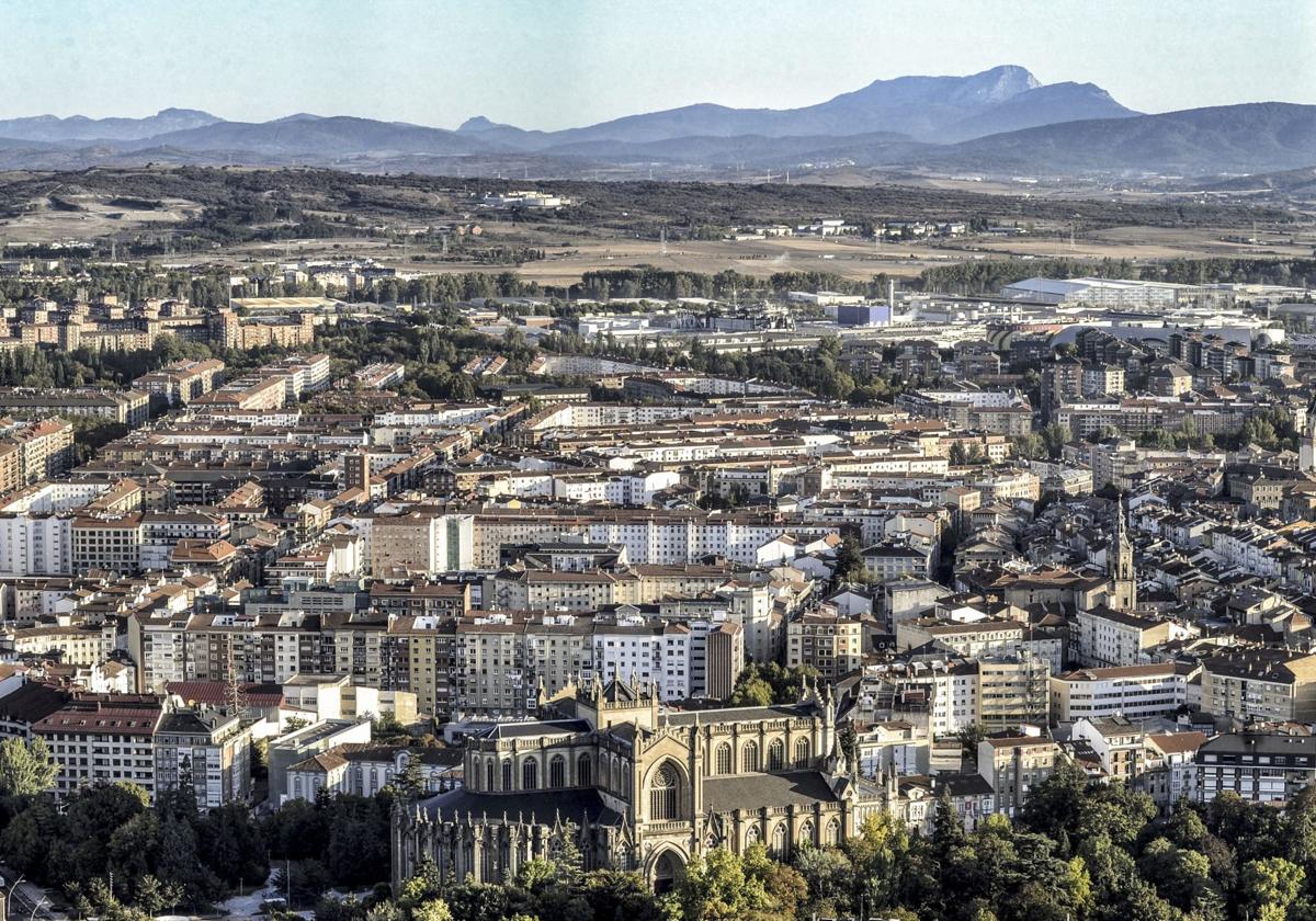Vista aérea de Vitoria.