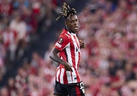 Nico Williams, elegido en el once de la temporada de la Europa League