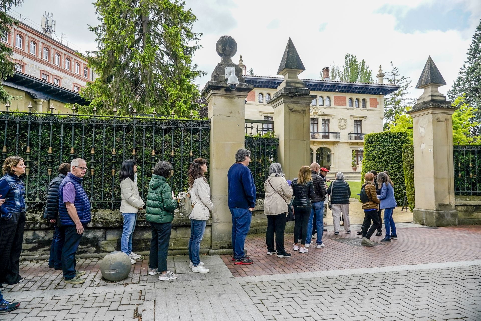 Visita a los jardines de Ajuria Enea.