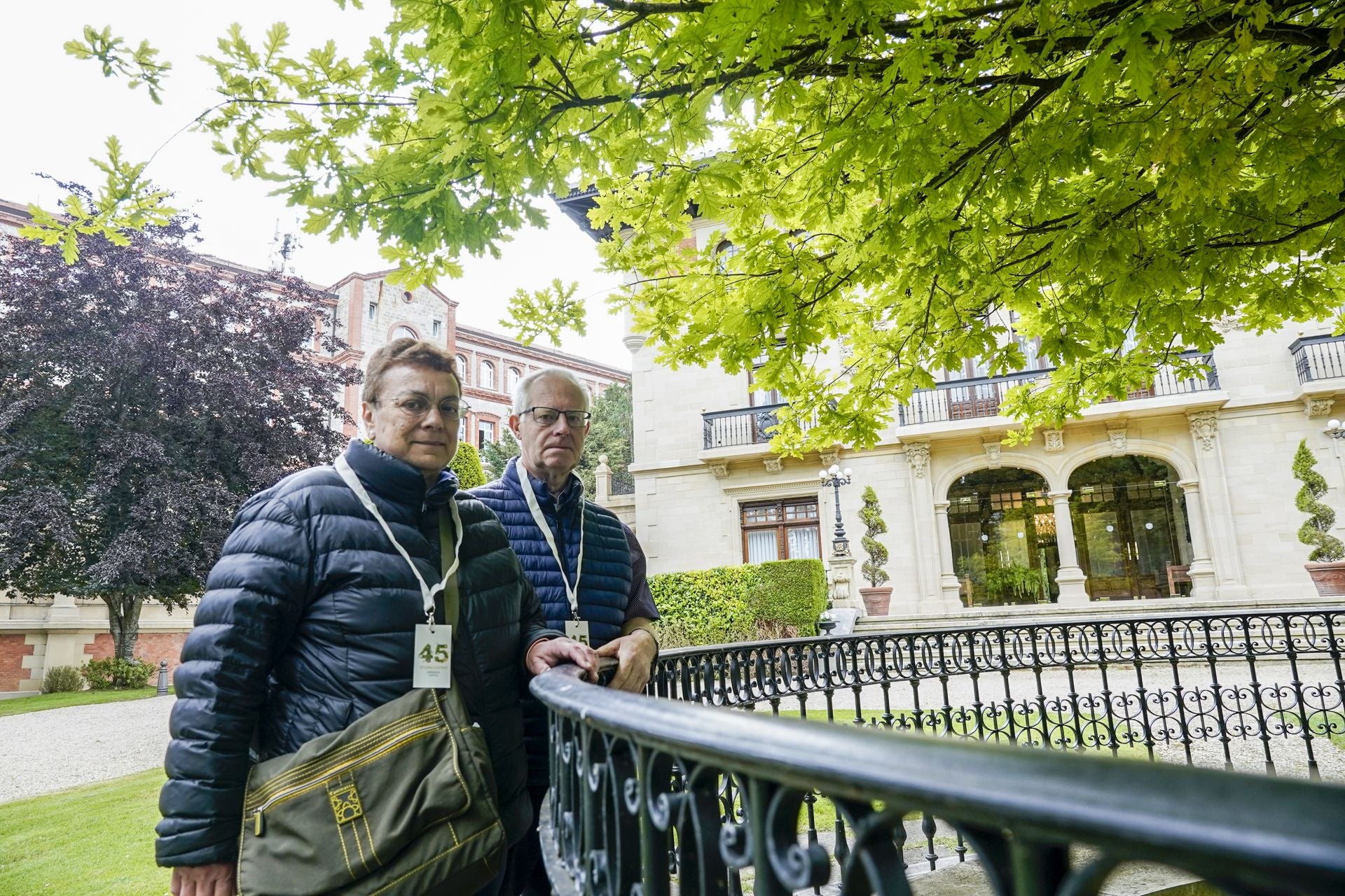 Visita a los jardines de Ajuria Enea.