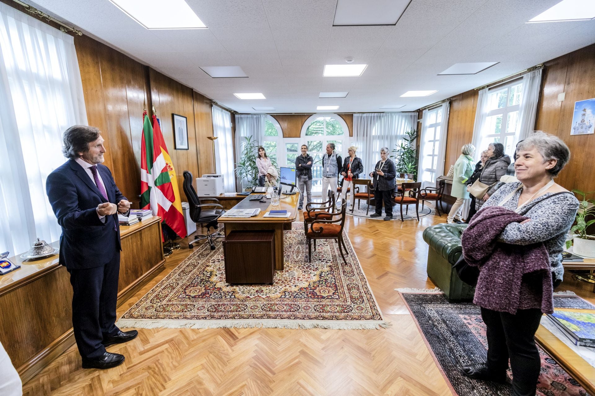 Visita a la Delegación del Gobierno en el País Vasco.