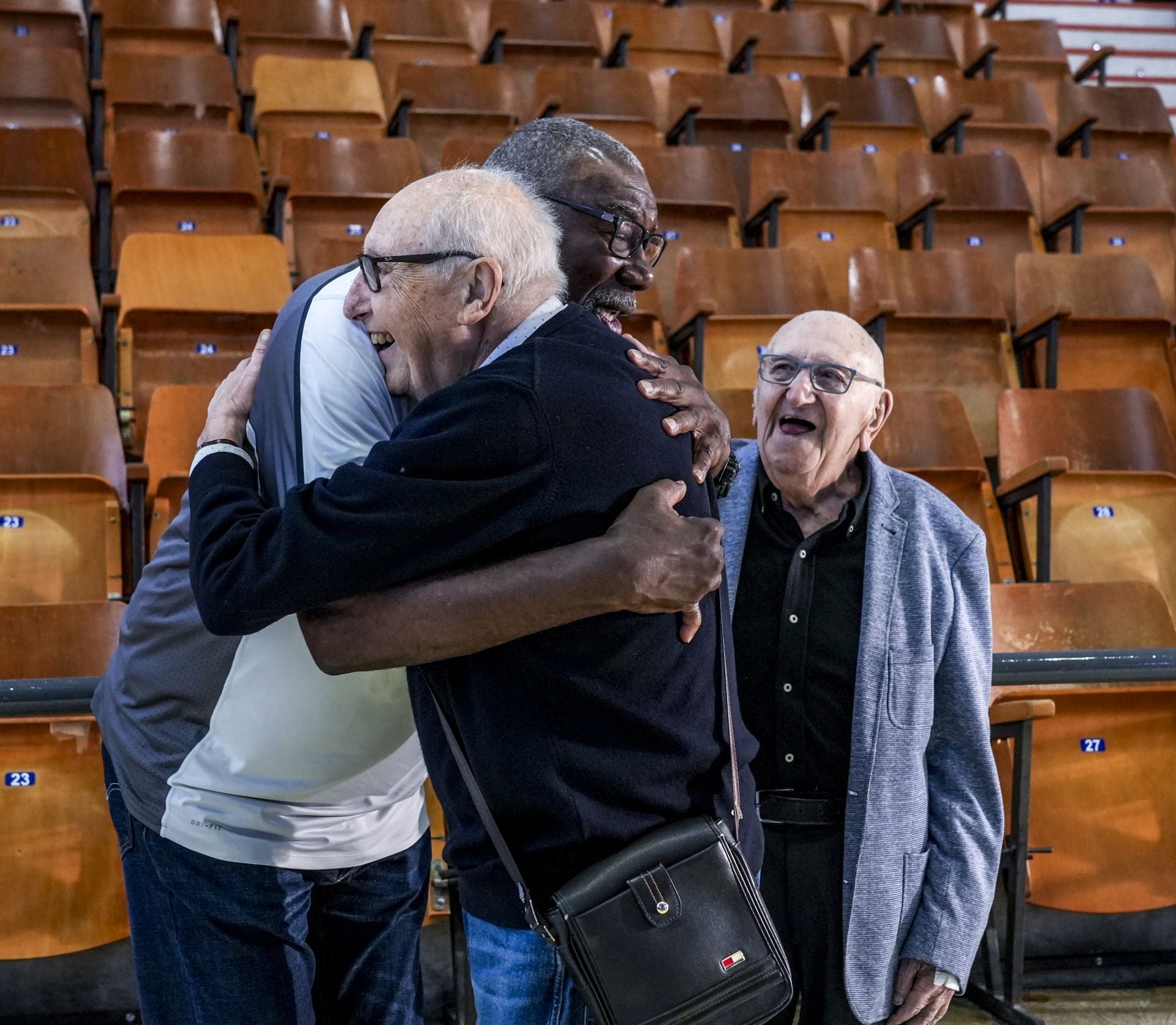 La reunión con Hollis en imágenes