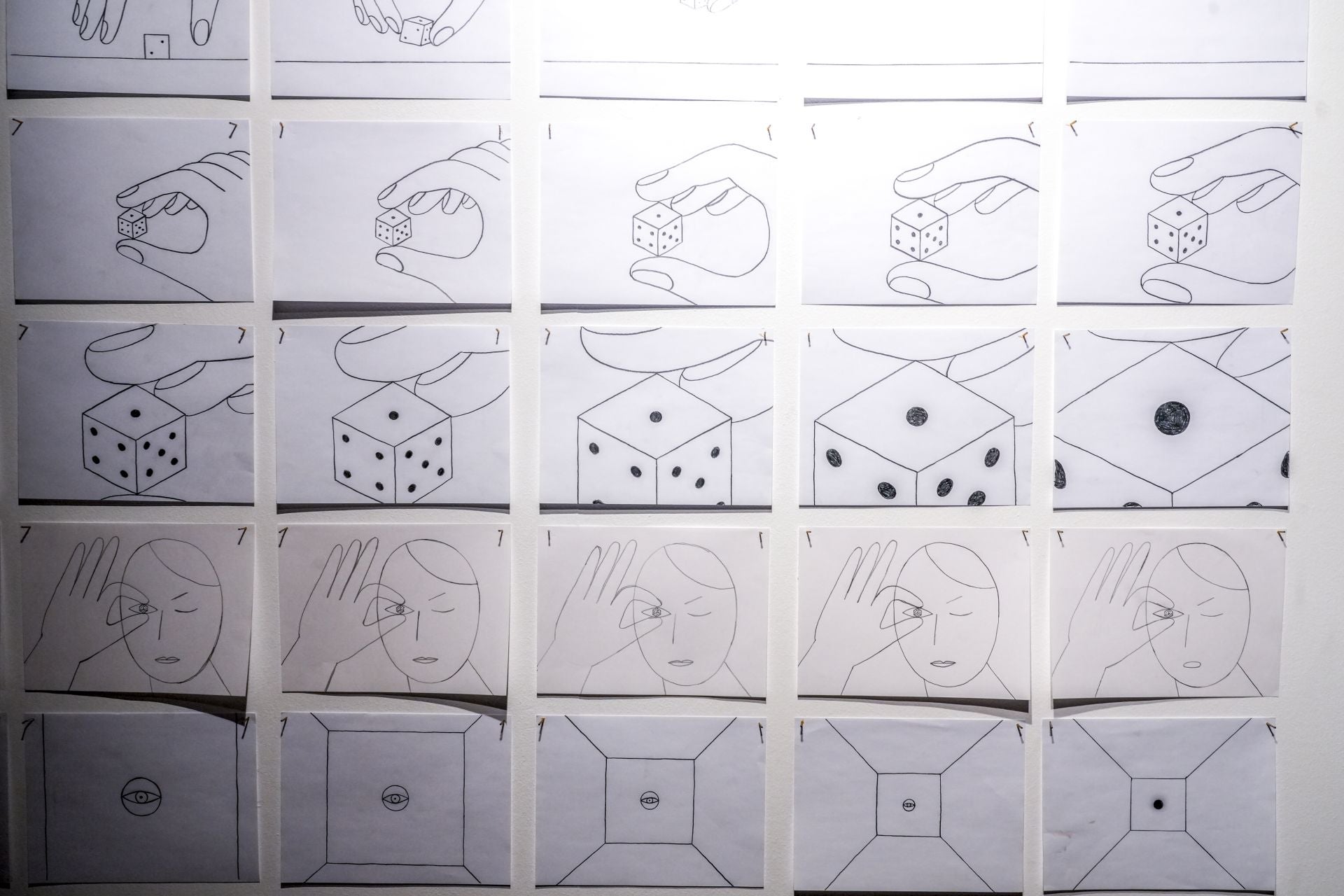 Estas son las imágenes de la exposición de Irudika en la Casa del Cordón