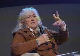 La magistrada Ruth Alonso, ayer jueves en el Palacio Europa.
