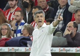 El corte de Imanol a un periodista guipuzcoano que le pregunta por los canteranos del Athletic