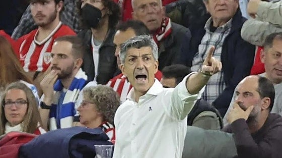 El corte de Imanol a un periodista guipuzcoano que le pregunta por los canteranos del Athletic