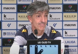 Imanol, tras alabar la filosofía del Athletic: «Pido perdón porque el que tiene boca se equivoca»