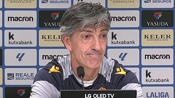 Imanol, tras alabar la filosofía del Athletic: «Pido perdón porque el que tiene boca se equivoca»