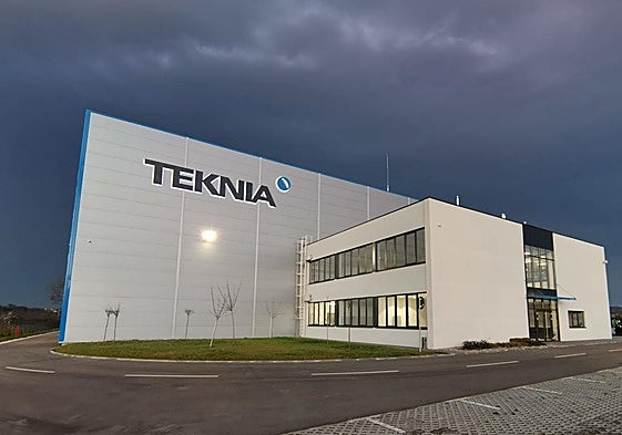 Vista exterior de las instalaciones de Teknia en Elorrio.