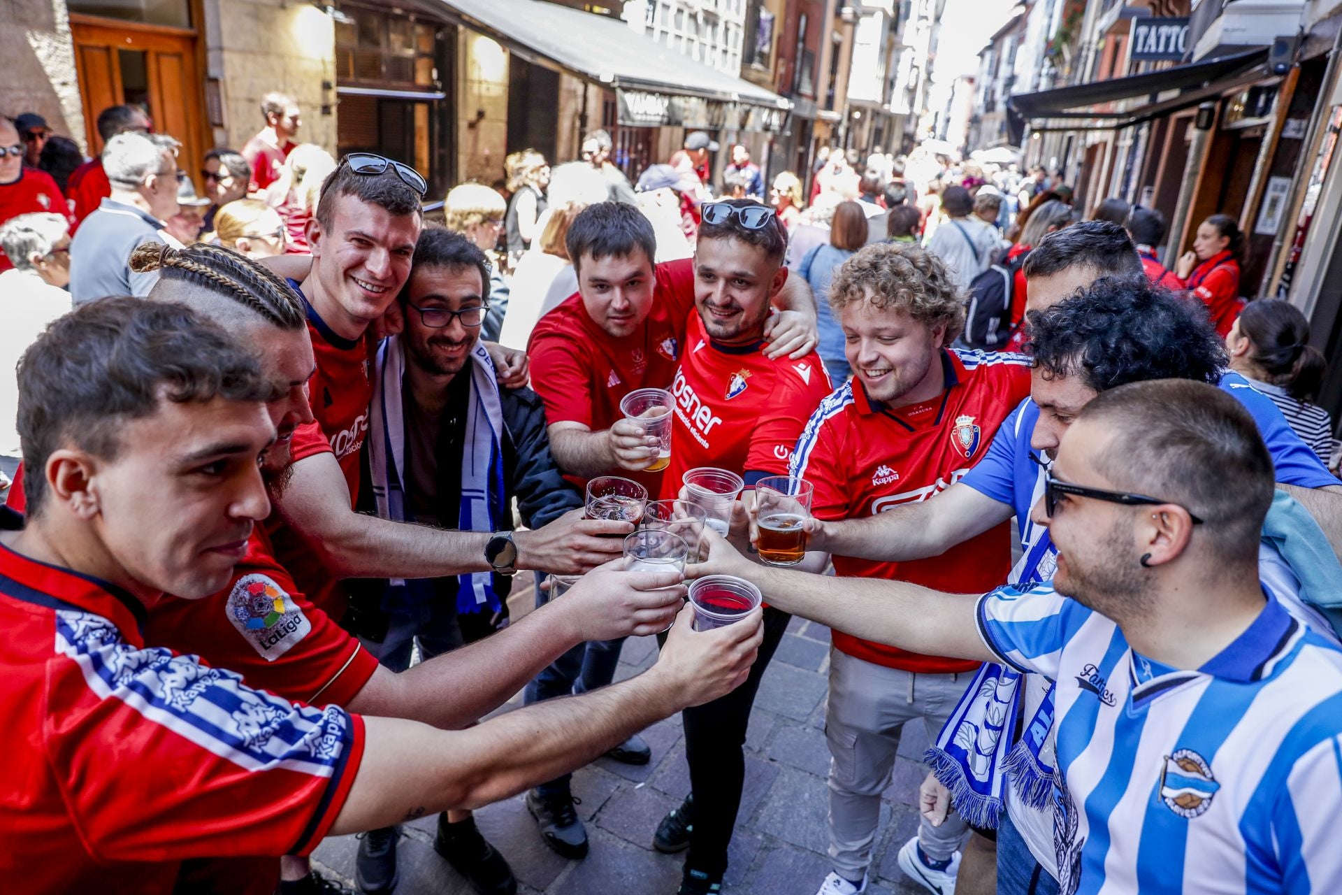 Las mejores imágenes de la previa del Alavés-Osasuna