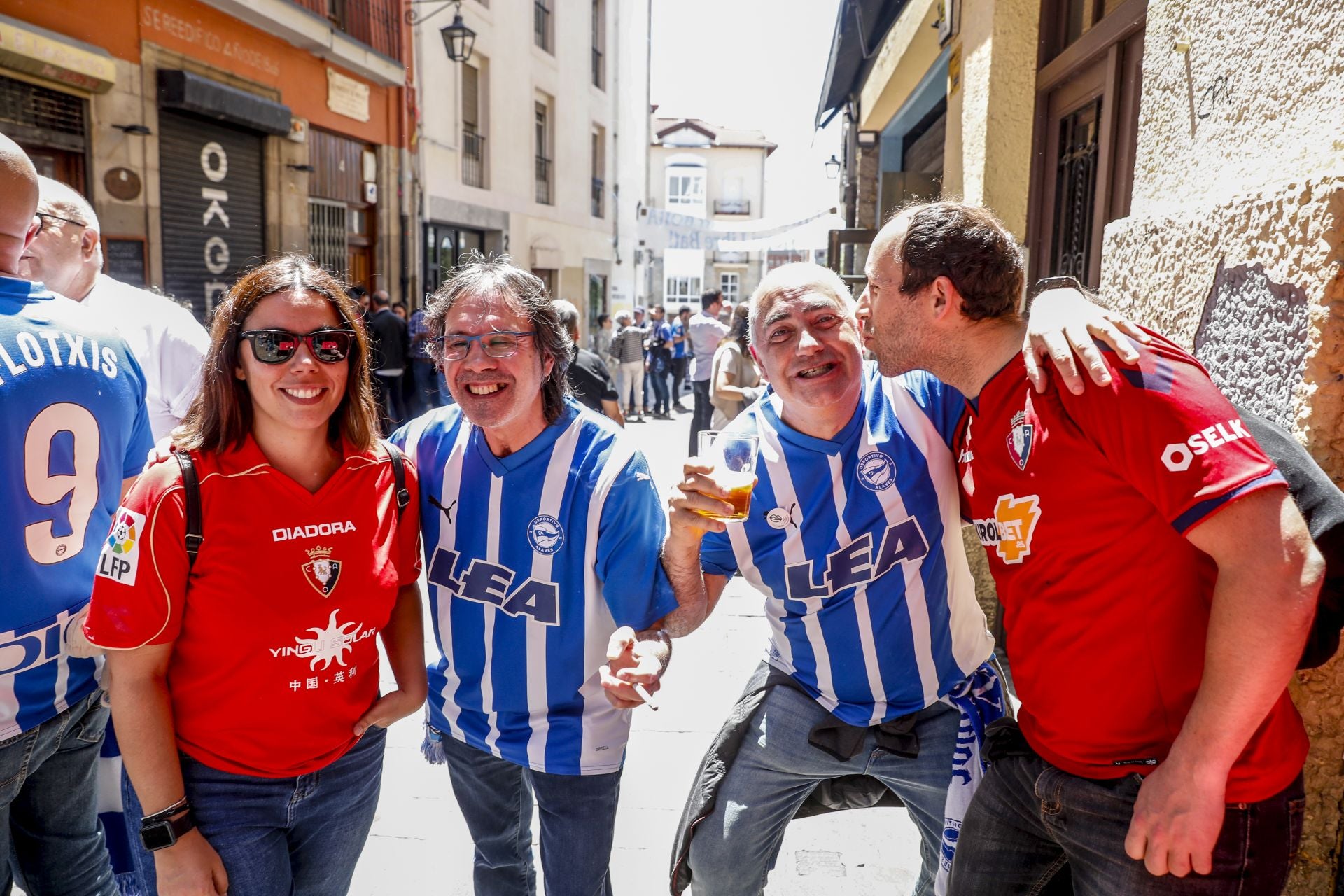 Las mejores imágenes de la previa del Alavés-Osasuna