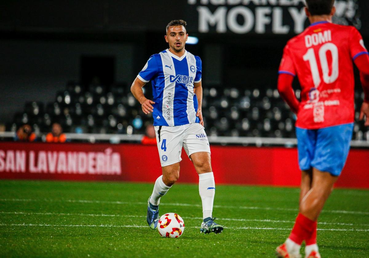 Sedlar, con el Alavés frente a la Minera.