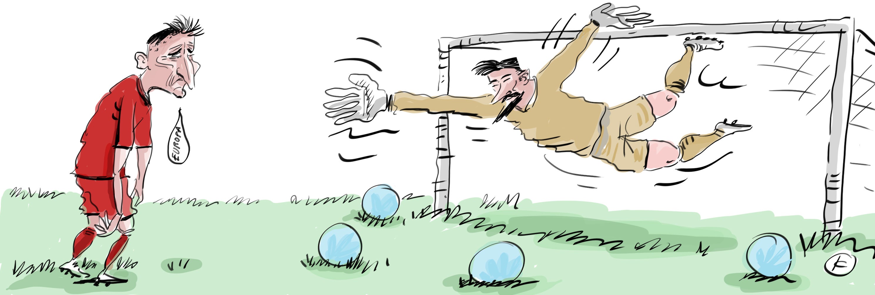 La viñeta de Cerrajería sobre el empate del Alavés
