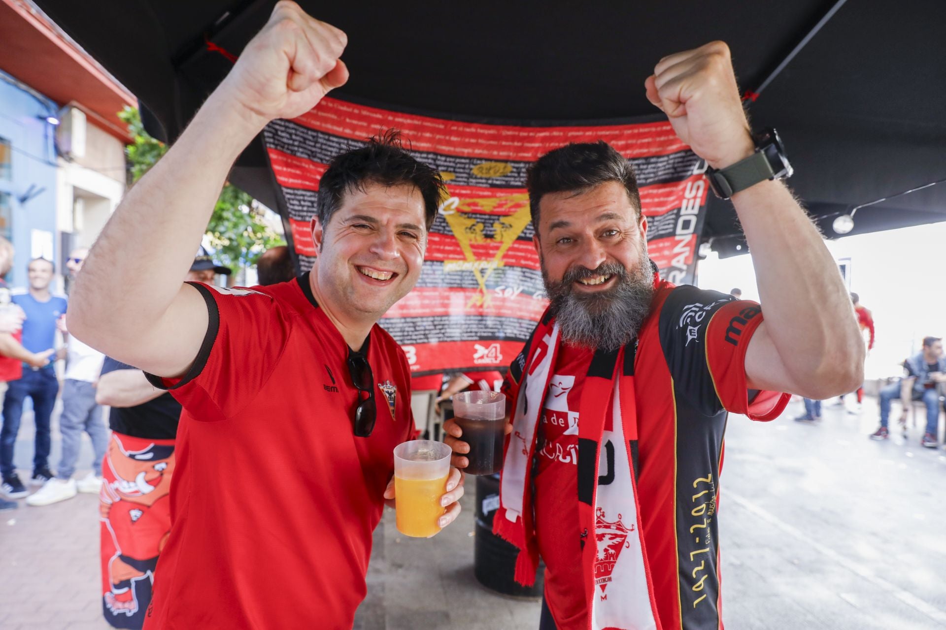 Las imágenes de la previa del Mirandés