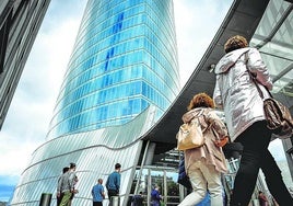 Sede de la compañía eléctrica en Bilbao.