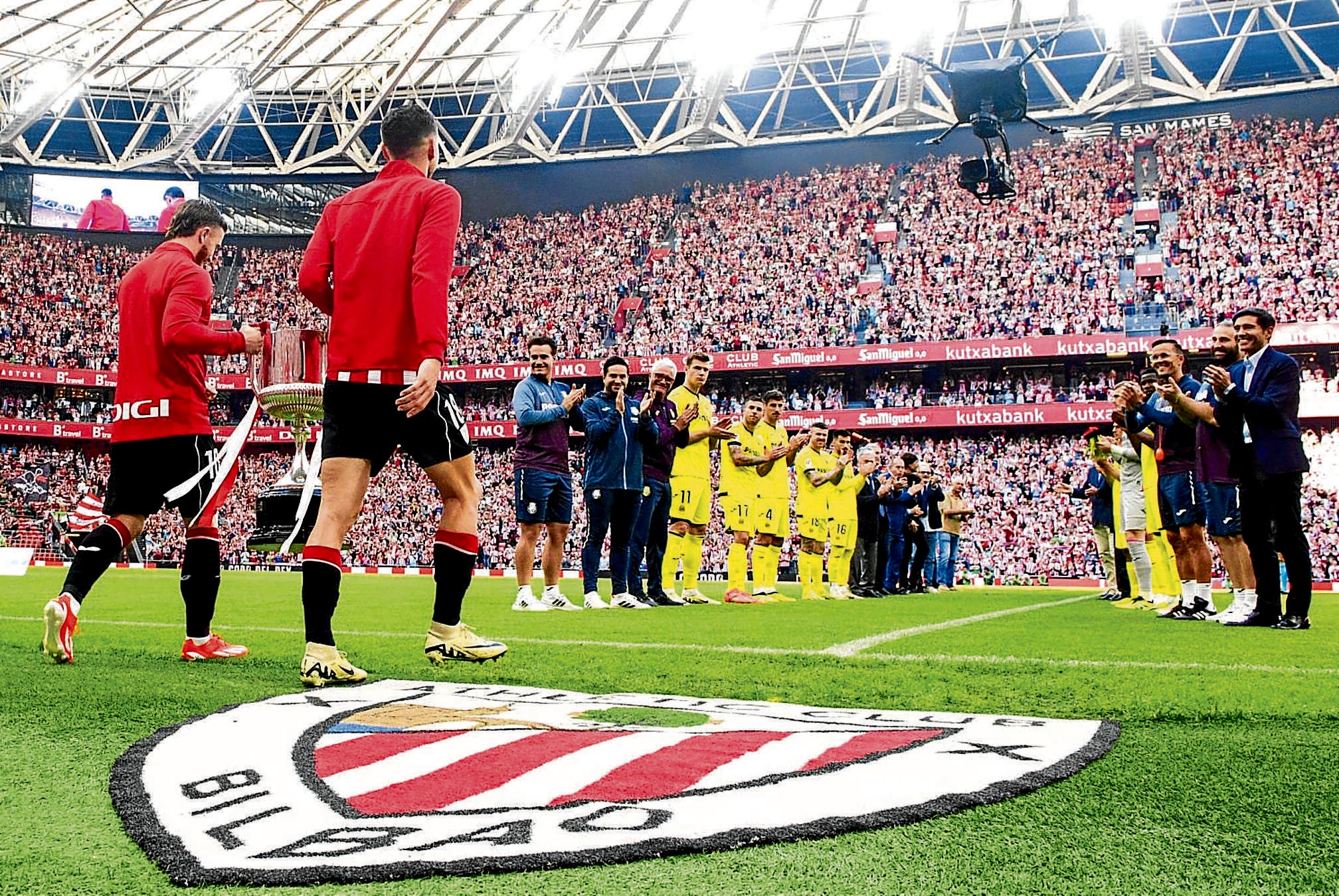 La elegancia del Athletic: hizo el primer pasillo de la Liga y hoy lo hará ante el Barça
