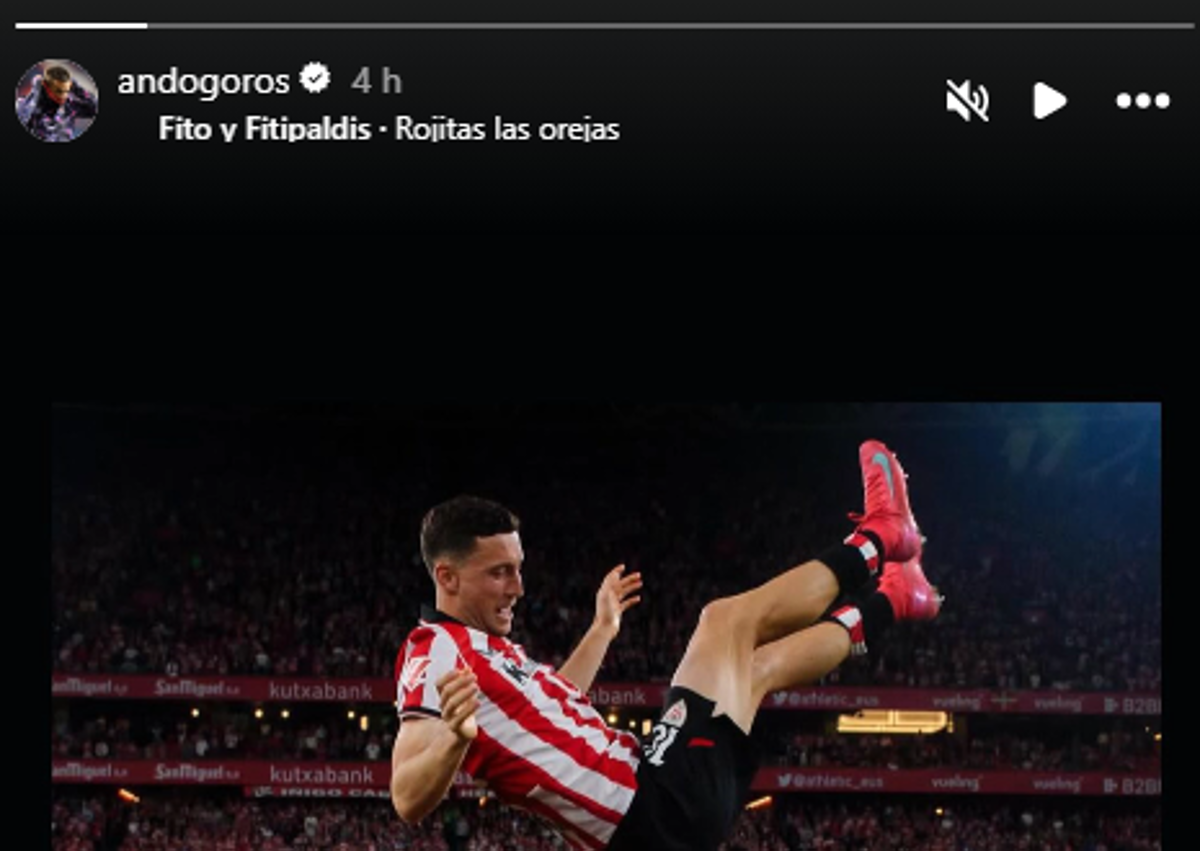 Imagen secundaria 1 - La canción con la que sus compañeros del Athletic despiden a De Marcos