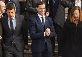 El lehendakari, Imanol Pradales, junto al resto de mandatarios autonómicos en la anterior Conferencia de Presidentes.