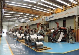 Interior de una planta de producción de CIE Automotive.