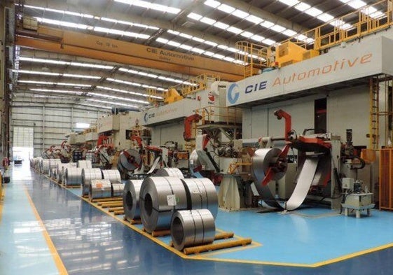 Interior de una planta de producción de CIE Automotive.