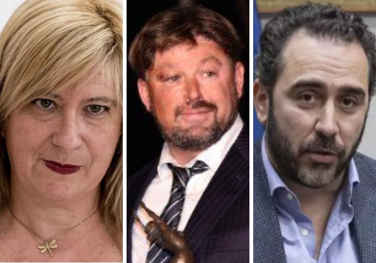 Leire Díez, Álex Hamlyn y Víctor de Aldama.