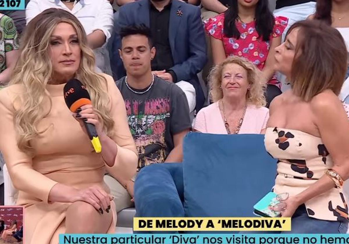 La parodia de Melody en 'La familia de la tele' solo 24 horas después de su rajada por las burlas