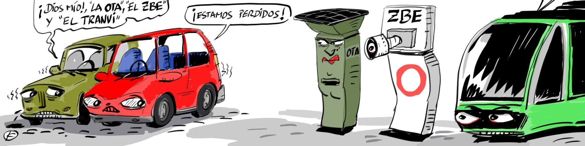 La viñeta de Cerrajería sobre la movilidad en Vitoria
