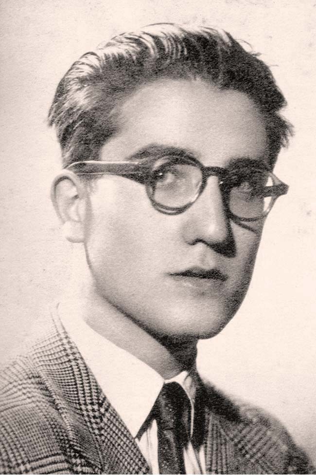 Imagen de Gabriel Aresti a los 16 años.