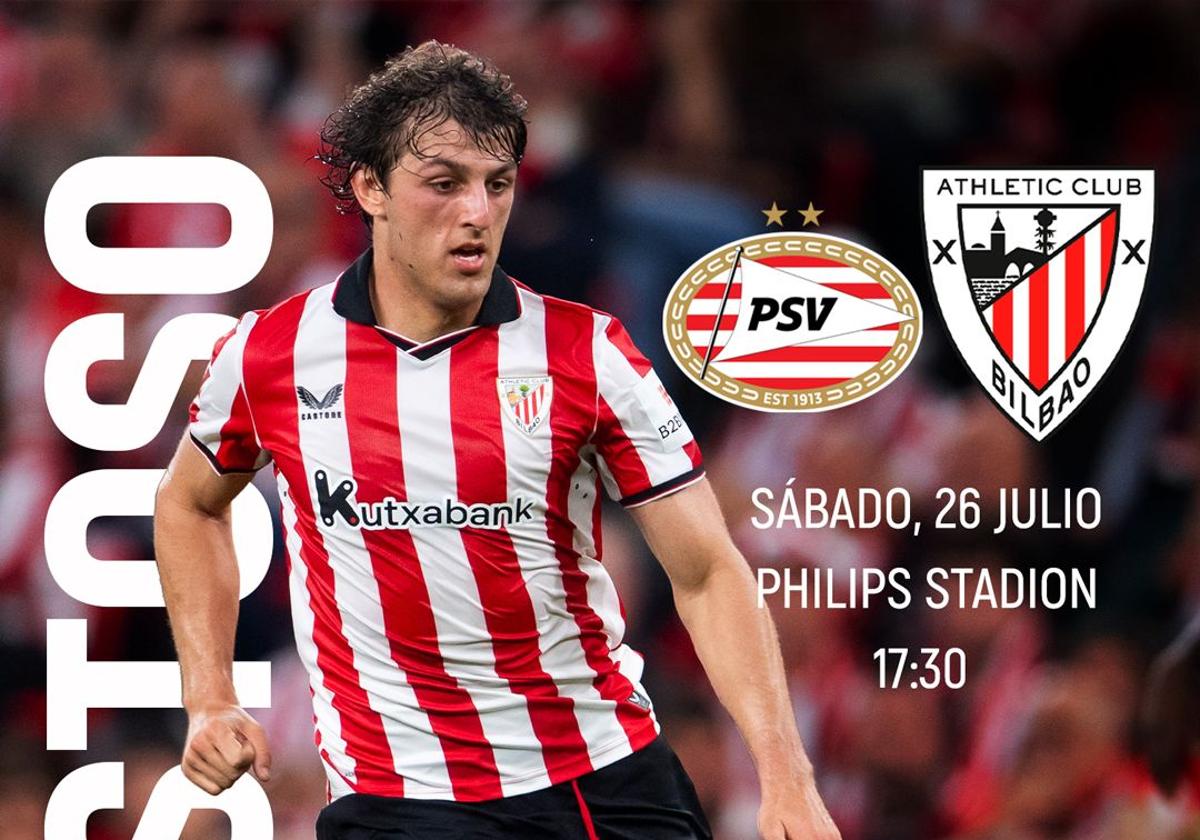 El Athletic se enfrentará al PSV, campeón neerlandés, en pretemporada