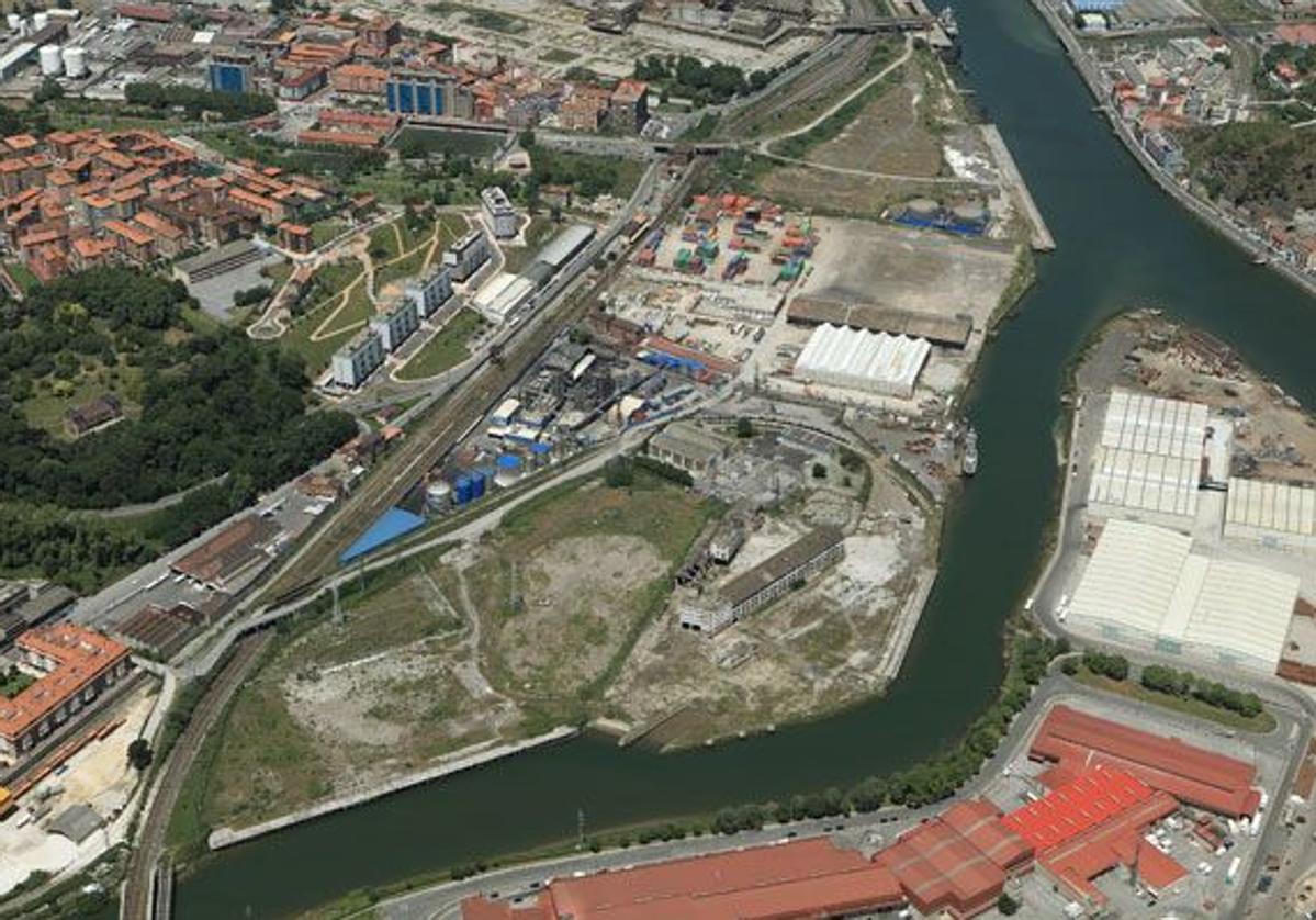Vista aérea de un tramo de este zona, donde se instalará el futuro parque empresarial.