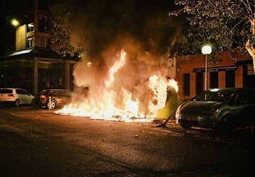 Tres jóvenes, posibles autores de los incendios consecutivos en tres calles de Vitoria
